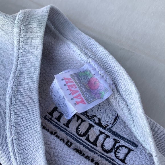 Vintage UMD University Minnesota Duluth Hockey Crewneck Sweatshirt Fruit of Loom - Picture 4 of 6